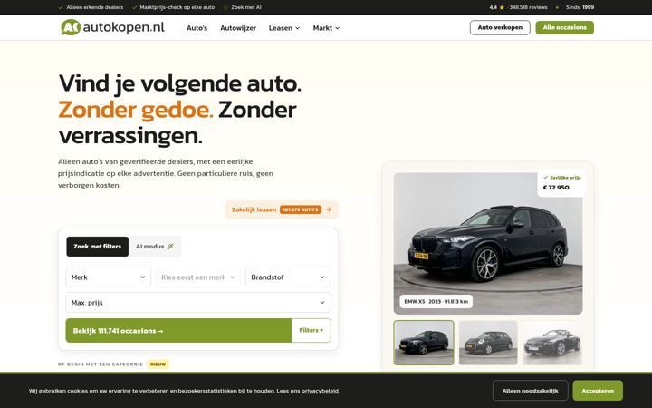 Screenshot of autokopen.nl