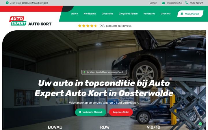 Screenshot of autokort.nl