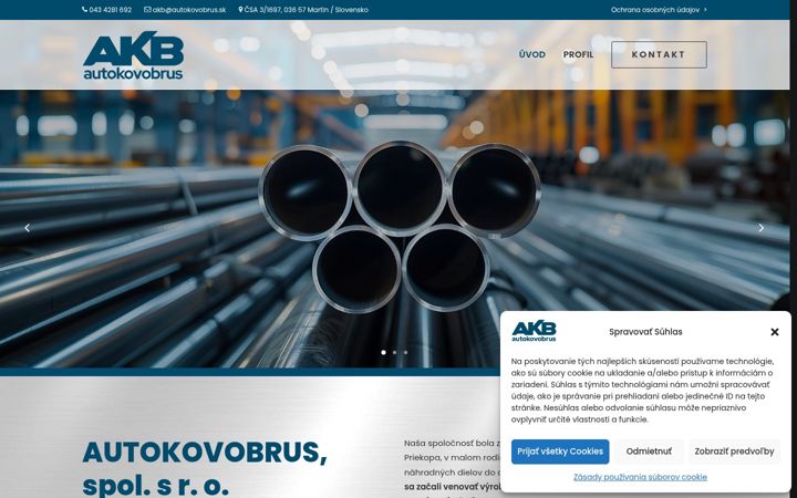 Screenshot of autokovobrus.sk