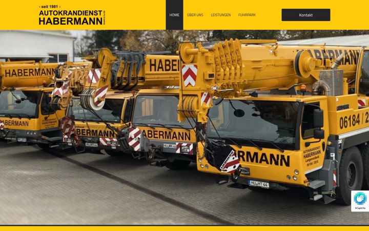 Screenshot of autokrandienst-habermann.com