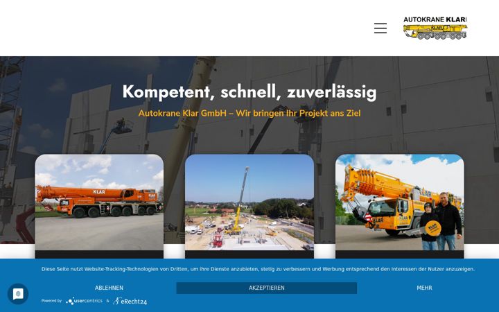 Screenshot of autokrane-klar.de