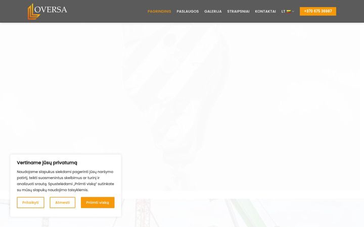 Screenshot of autokranunuoma.lt