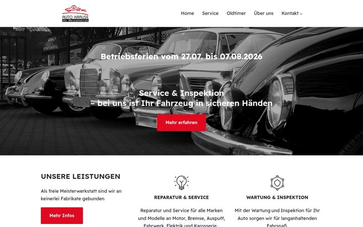 Screenshot van autokrause.com