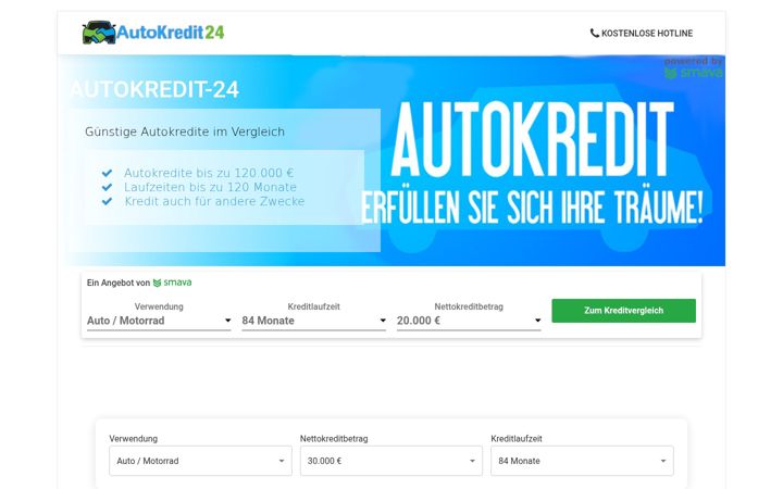 Screenshot van autokredit-24.de