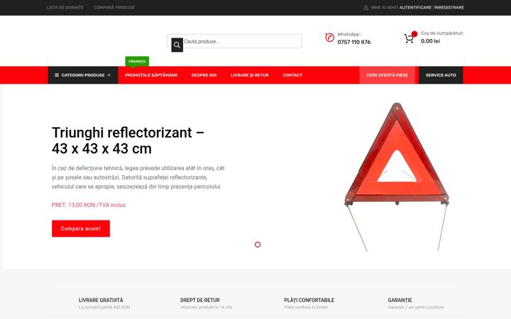 Screenshot of autokris.ro