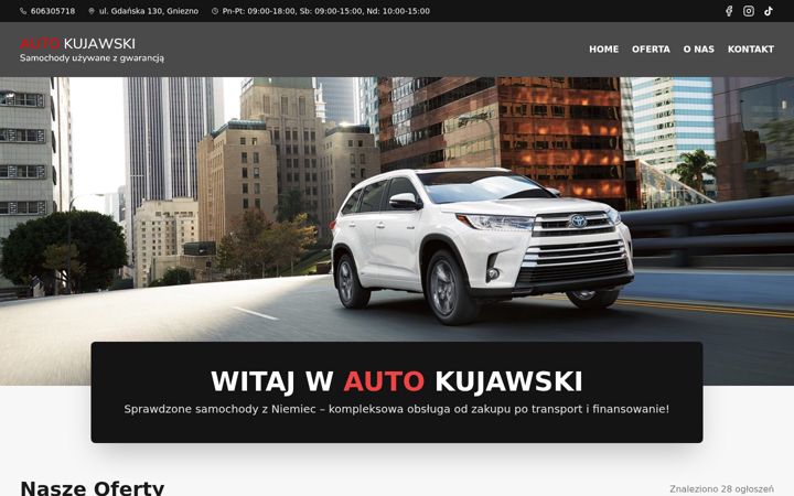 Screenshot of autokujawski.pl