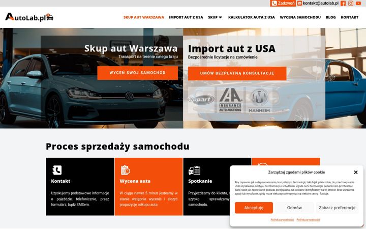 Screenshot of autolab.pl
