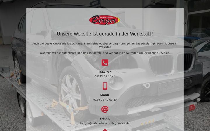 Screenshot of autolackiererei-tegernsee.de