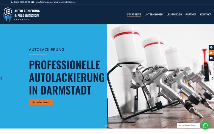 Screenshot of autolackierung-felgendesign.de