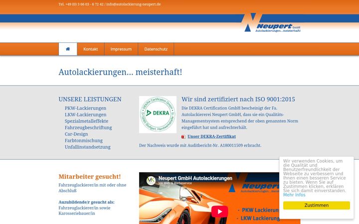Képernyőkép: autolackierung-neupert.de