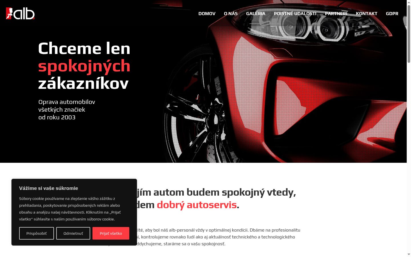 Ekrānuzņēmums ar piekrišanas baneri, kas tika rādīts pirms jebkādas mijiedarbības
