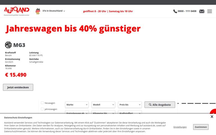 Screenshot of autoland.de