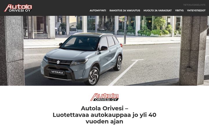 Képernyőkép: autolaorivesi.fi
