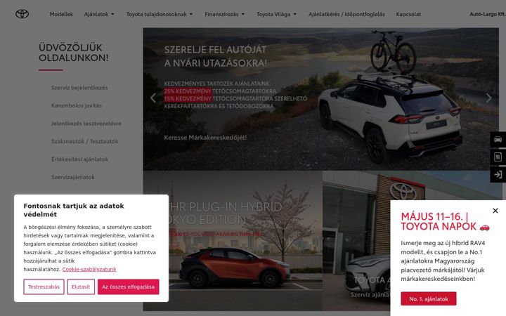 Screenshot of autolargo.hu