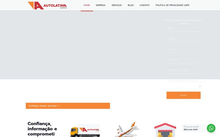 Képernyőkép: autolatinalogistica.com.br