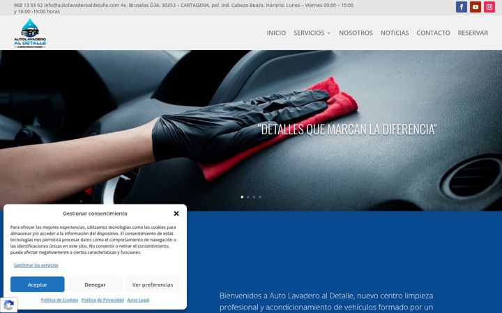Screenshot of autolavaderoaldetalle.com