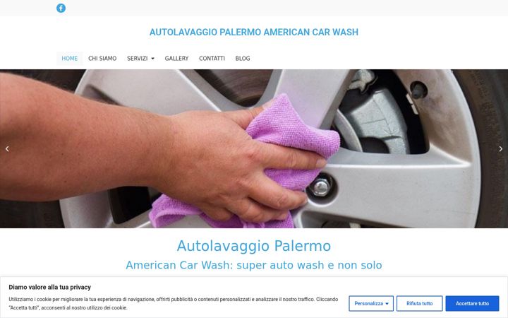 Screenshot of autolavaggio.palermo.it