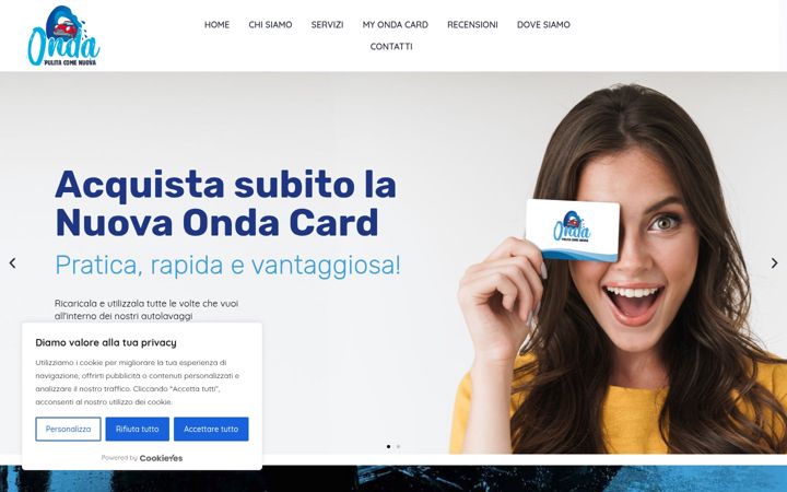 Screenshot of autolavaggionda.it
