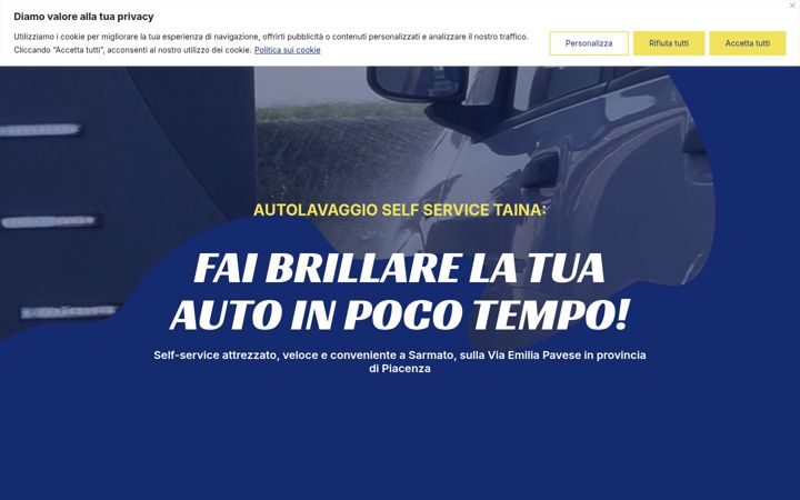 Screenshot of autolavaggiotaina.it