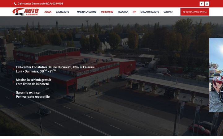 Screenshot of autoleader.ro