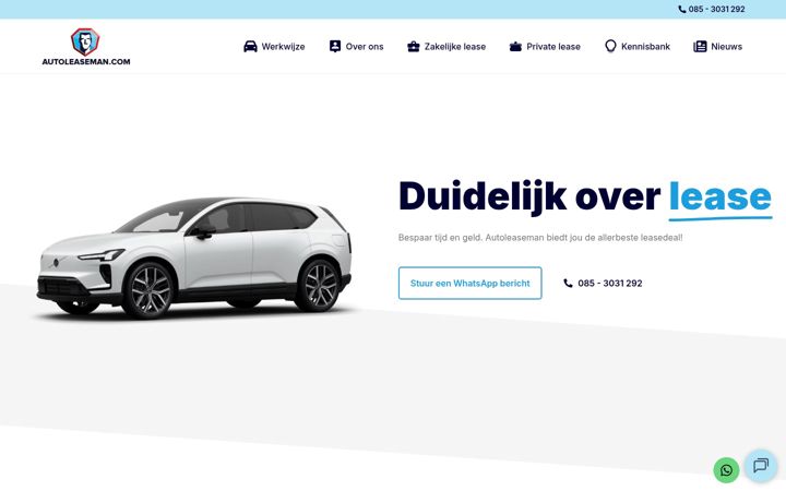 Skærmbillede af autoleaseman.com