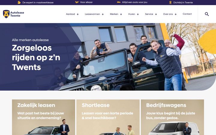 Skærmbillede af autoleasetwente.nl