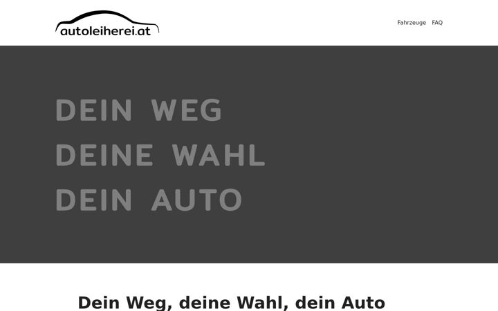 Screenshot of autoleiherei.at
