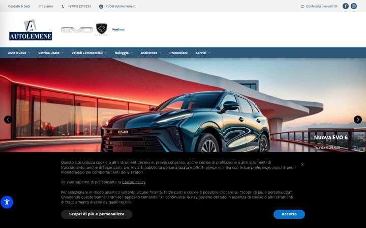 Skærmbillede af autolemene.it
