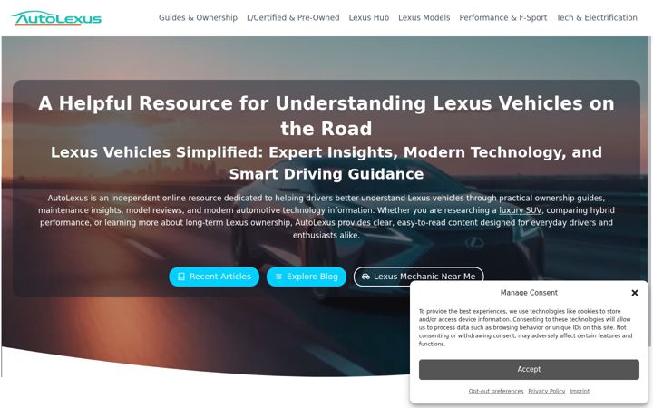 Screenshot of autolexus.xyz