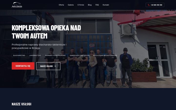 Screenshot of autoliberda.com