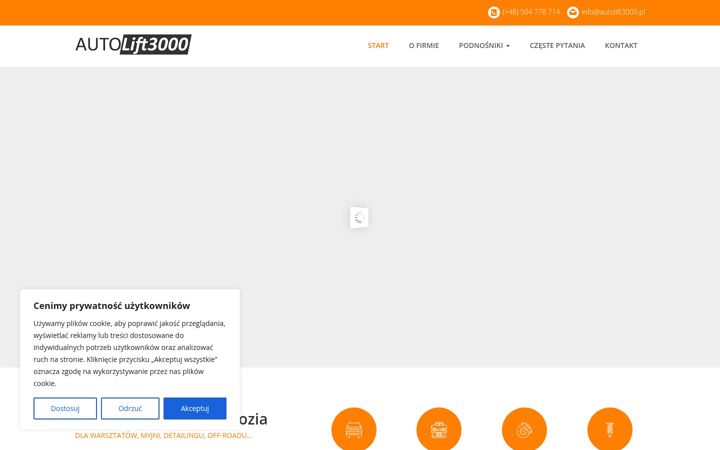 Screenshot of autolift3000.pl