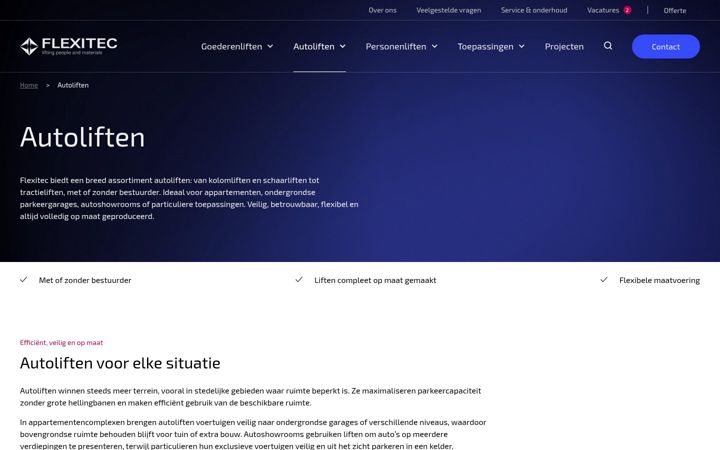 Screenshot of autoliften.nl