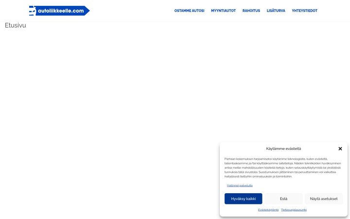 Screenshot of autoliikkeelle.com