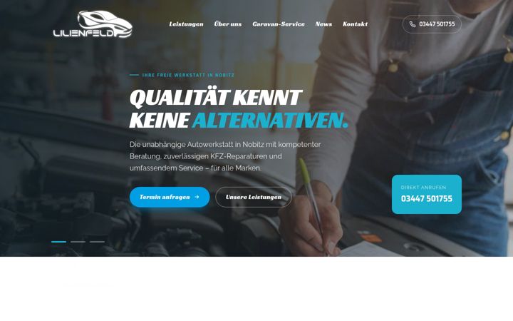 Screenshot of autolilienfeld.de