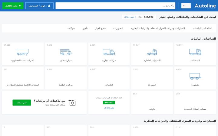 Kuvakaappaus sivustosta autoline-arabic.com