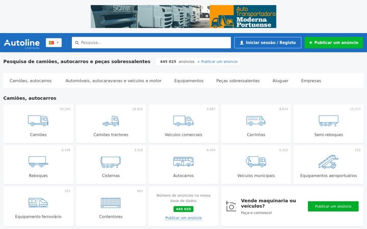 Screenshot of autoline.pt