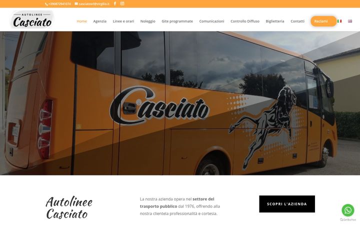 Skærmbillede af autolineecasciato.it