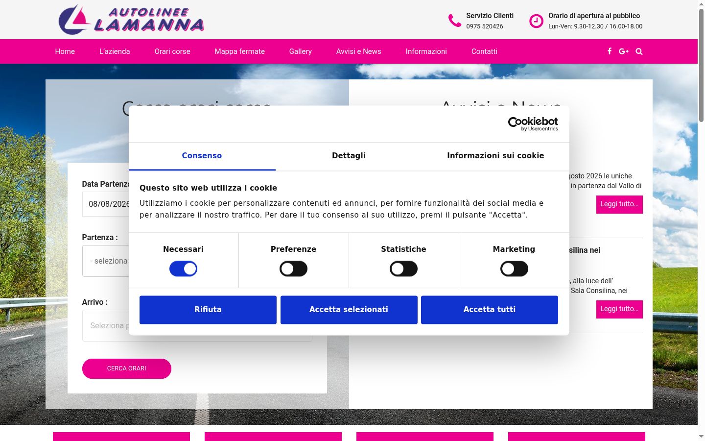 Sutikimo reklamjuostės, rodytos prieš bet kokią sąveiką, ekrano kopija