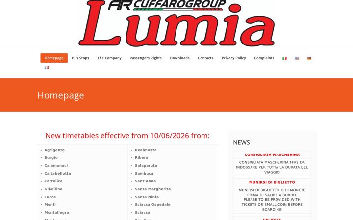 Screenshot of autolineelumia.com