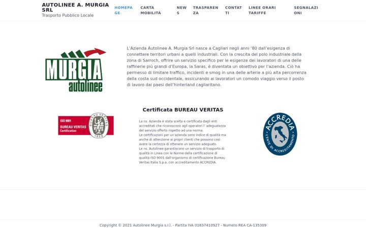 Screenshot of autolineemurgia.it