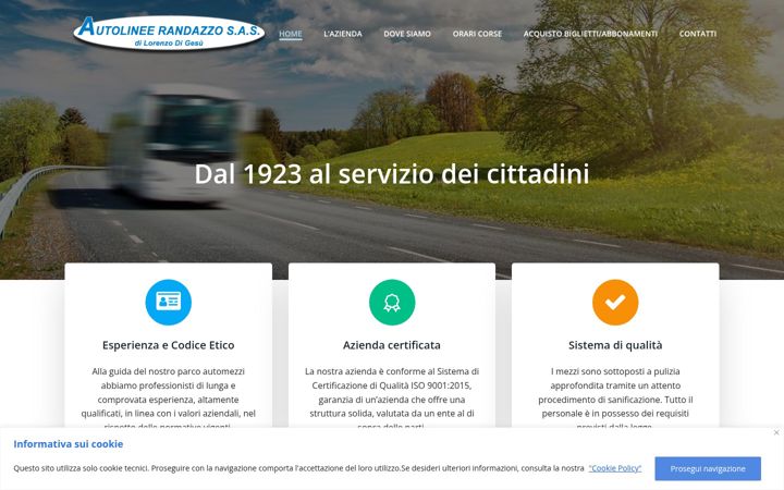 Екранна снимка на autolineerandazzo.it