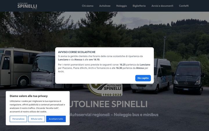 Screenshot of autolineespinelli.it