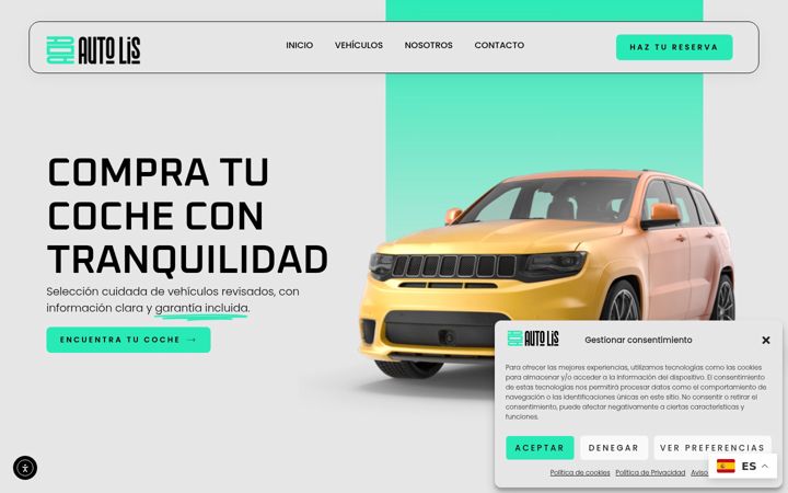 Screenshot of autolis.es