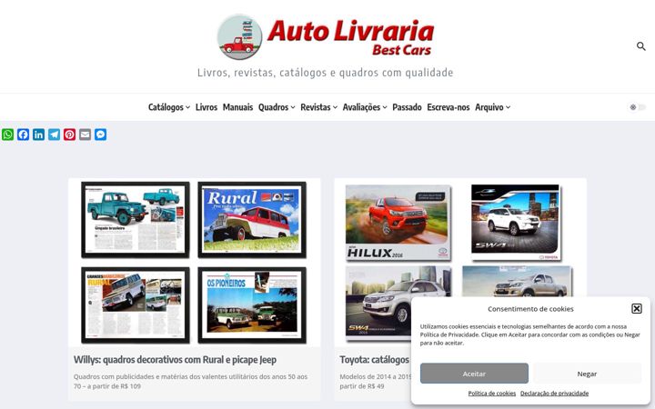 Екранна снимка на autolivraria.com.br