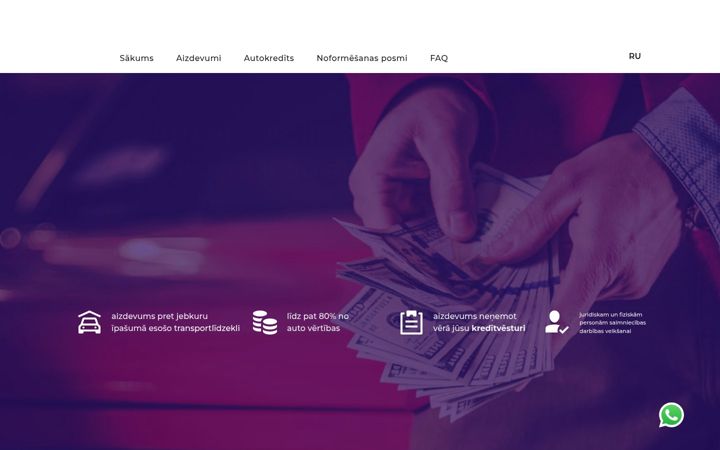 Screenshot of autolizing.lv