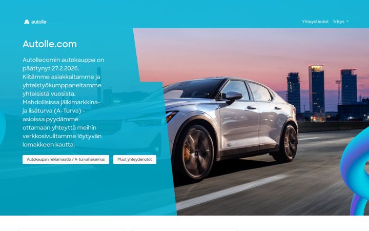 Екранна снимка на autolle.com