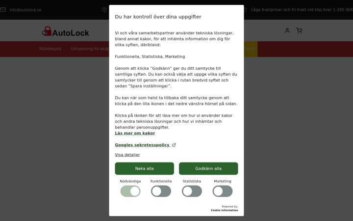 Képernyőkép: autolock.se