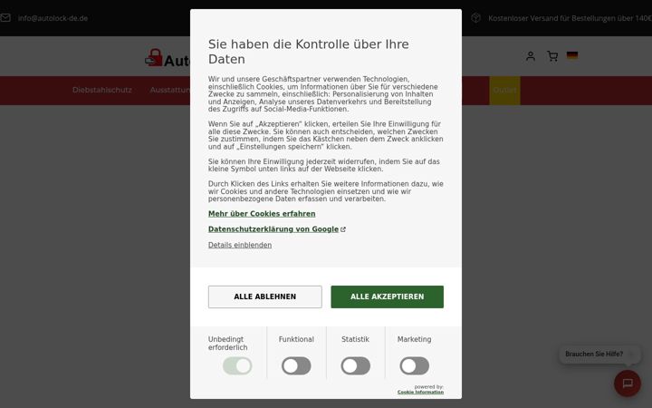 Képernyőkép: autolockde.de