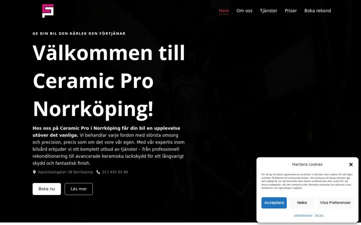 Screenshot of autoluxbilvard.se