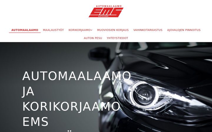 Zrzut ekranu automaalaamoems.fi